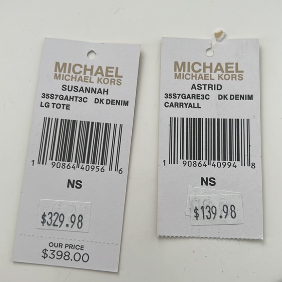 Michael Kors handbag and wallet denim - Picture 12 of 16